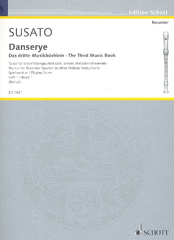 Cover: 9790001079686 | Danserije 1 | Tielman Susato | Buch | 1989 | Schott Music