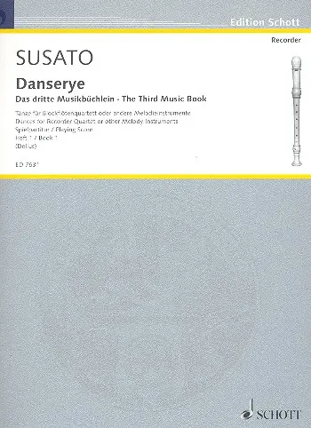 Cover: 9790001079686 | Danserije 1 | Tielman Susato | Buch | 1989 | Schott Music