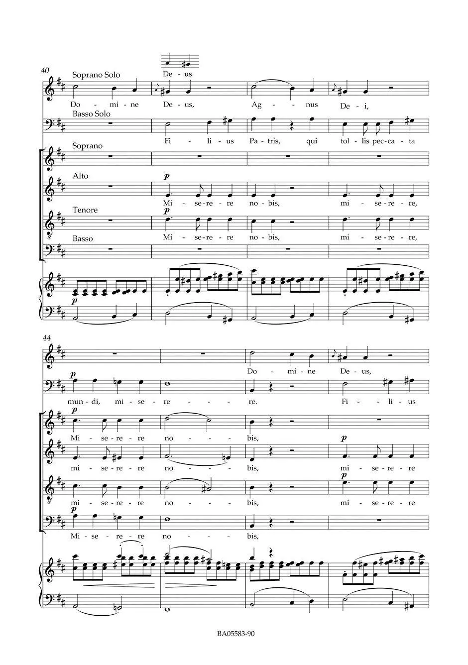 Bild: 9790006579686 | Messe in G-Dur D 167 | Klavierauszug vokal, Urtextausgabe | Schubert