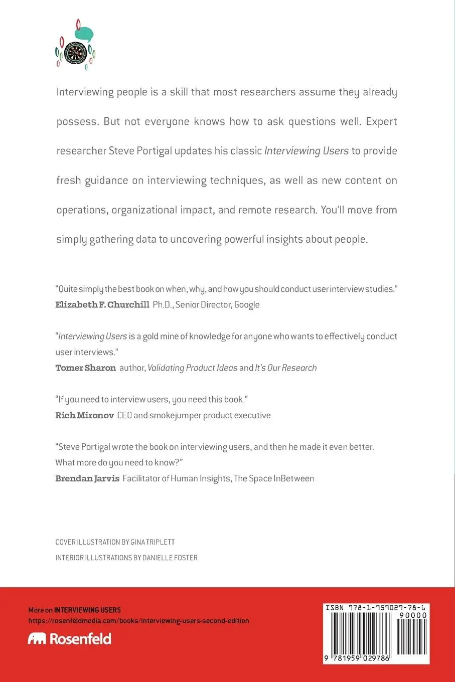 Rückseite: 9781959029786 | Interviewing Users | How to Uncover Compelling Insights | Portigal