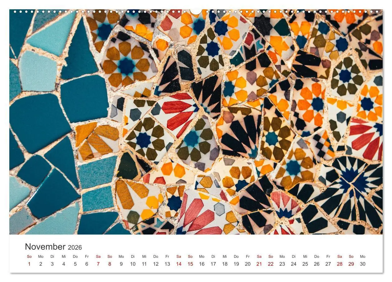 Bild: 9783457419786 | Kunstvolle Mosaike (hochwertiger Premium Wandkalender 2026 DIN A2...