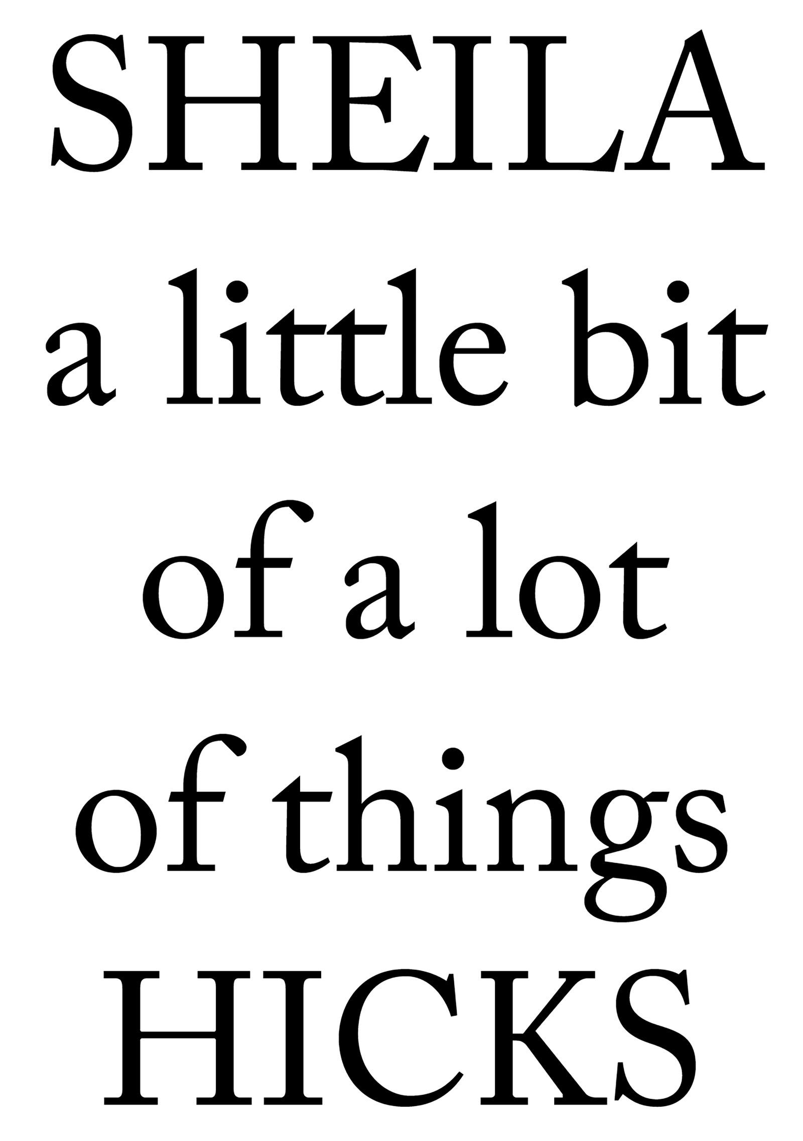 Cover: 9783775759786 | Sheila Hicks - A Little Bit of a Lot of Things. Kunstbuch, textile...