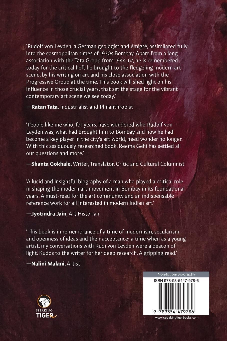 Rückseite: 9789354479786 | The Catalyst | Rudolf Von Leyden and India's Artistic Awakening | Gehi