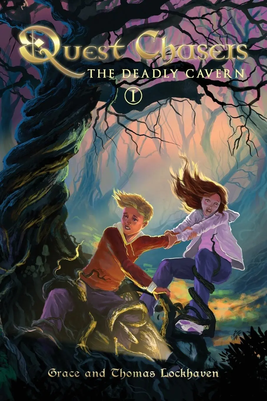 Cover: 9781365609886 | The Deadly Cavern (Book 1) | Quest Chasers | Thomas Lockhaven (u. a.)