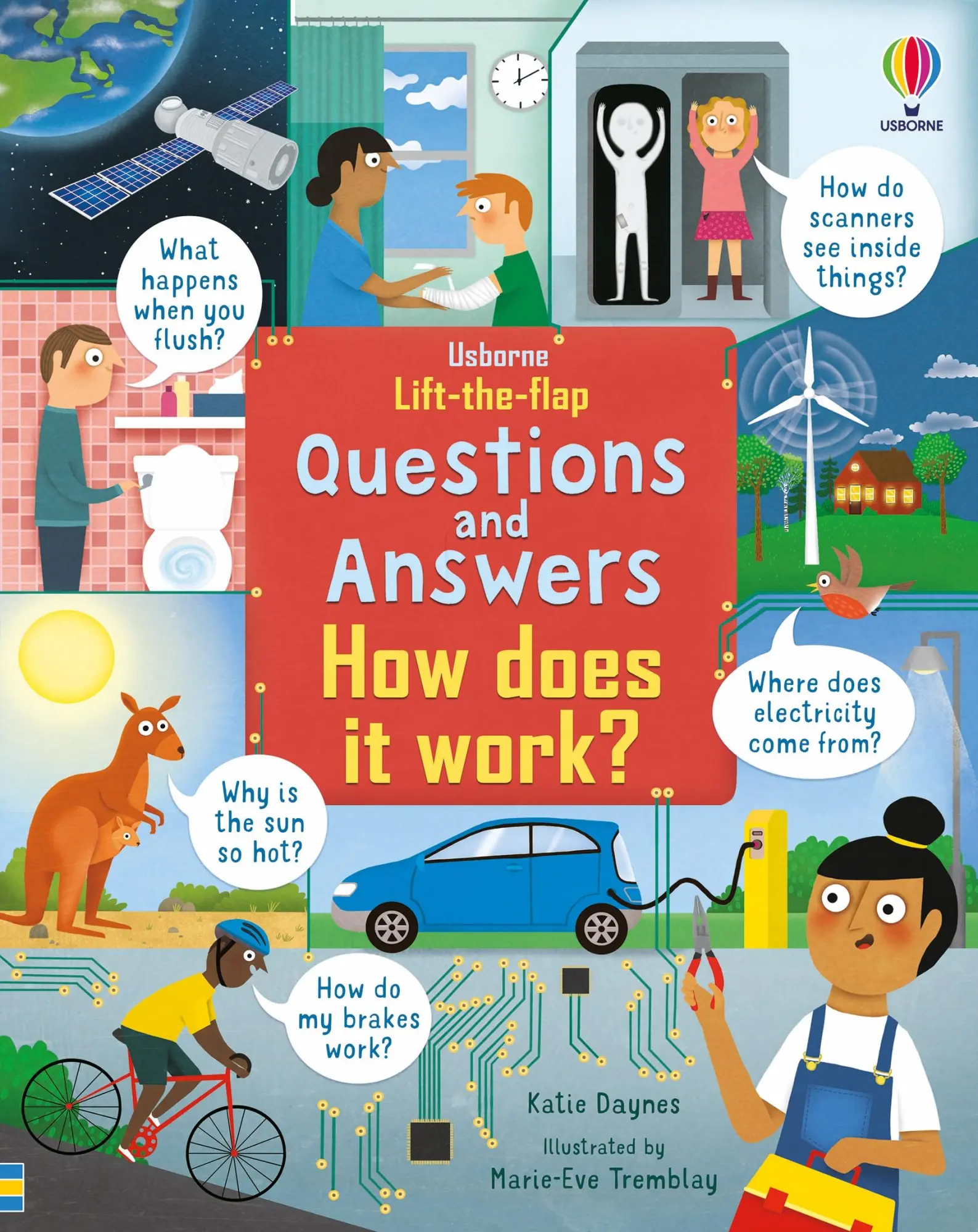 Cover: 9781474989886 | Lift-the-Flap Questions &amp; Answers How Does it Work? | Katie Daynes