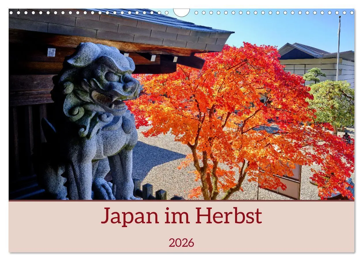 Cover: 9783457269886 | Japan im Herbst (Wandkalender 2026 DIN A3 quer), CALVENDO...