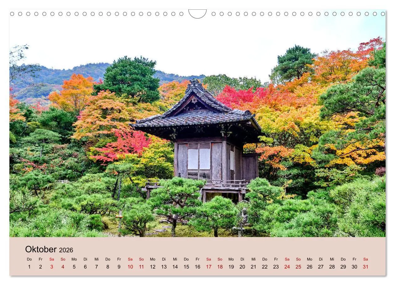 Bild: 9783457269886 | Japan im Herbst (Wandkalender 2026 DIN A3 quer), CALVENDO...