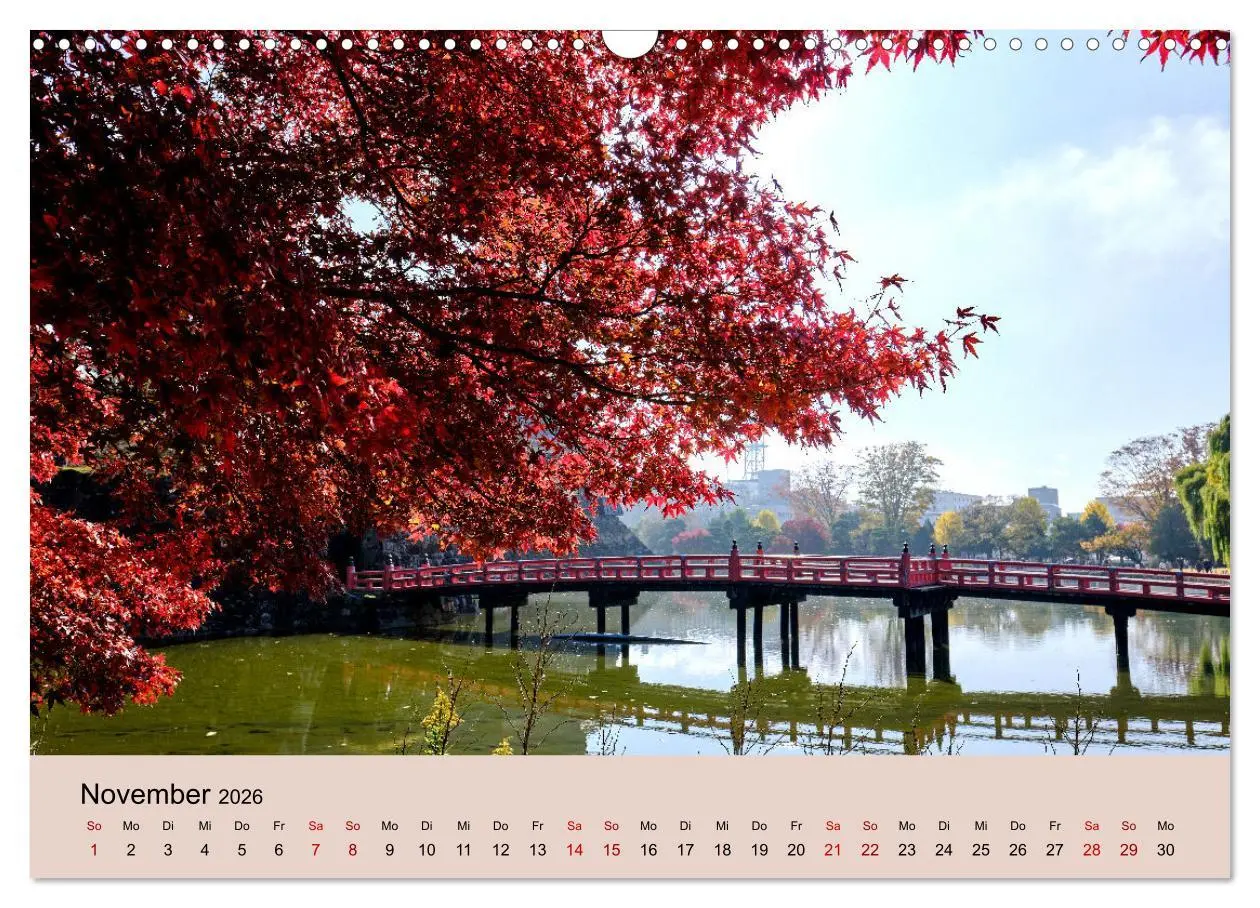 Bild: 9783457269886 | Japan im Herbst (Wandkalender 2026 DIN A3 quer), CALVENDO...