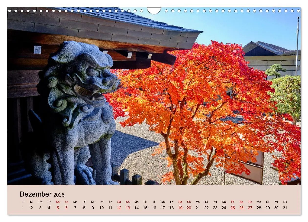 Bild: 9783457269886 | Japan im Herbst (Wandkalender 2026 DIN A3 quer), CALVENDO...