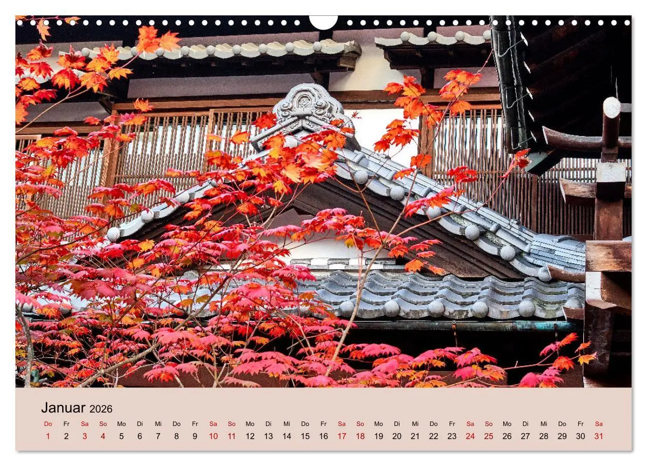 Bild: 9783457269886 | Japan im Herbst (Wandkalender 2026 DIN A3 quer), CALVENDO...
