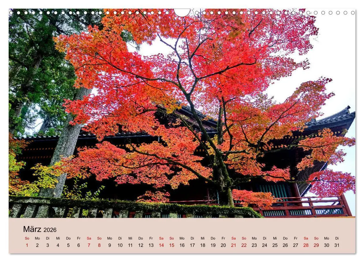 Bild: 9783457269886 | Japan im Herbst (Wandkalender 2026 DIN A3 quer), CALVENDO...