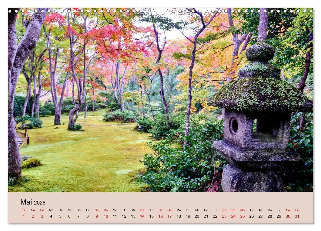 Bild: 9783457269886 | Japan im Herbst (Wandkalender 2026 DIN A3 quer), CALVENDO...