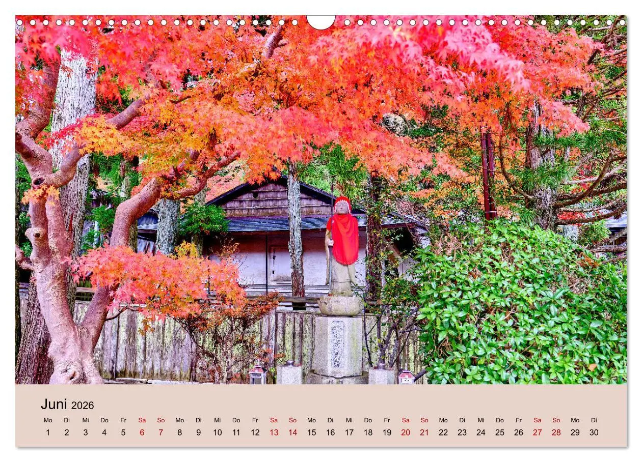 Bild: 9783457269886 | Japan im Herbst (Wandkalender 2026 DIN A3 quer), CALVENDO...