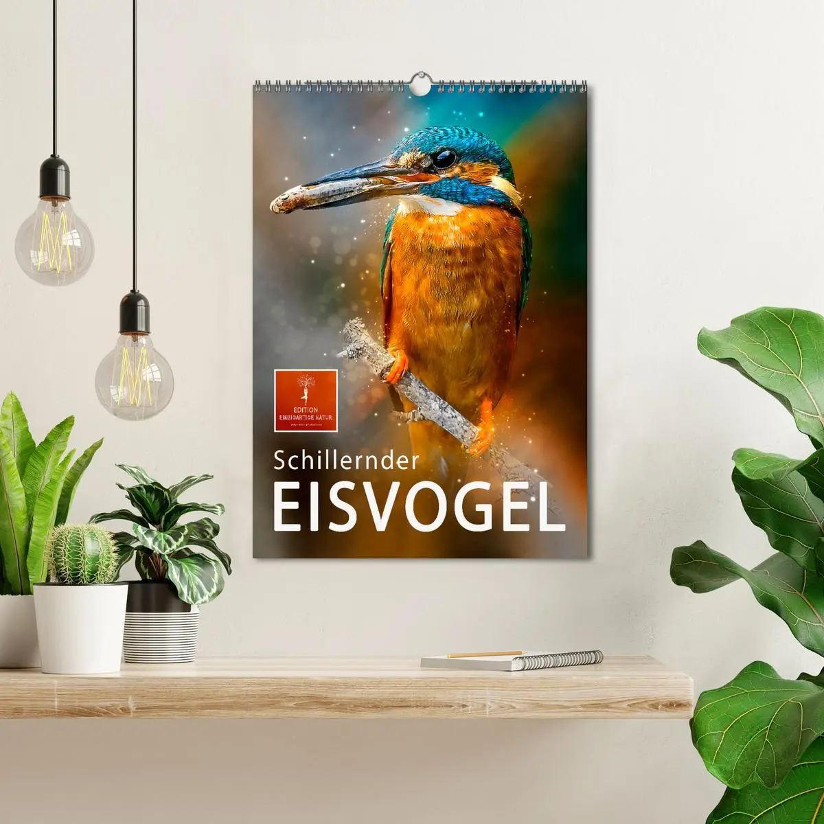 Bild: 9783516359886 | Schillernder Eisvogel (Wandkalender 2026 DIN A3 hoch), CALVENDO...