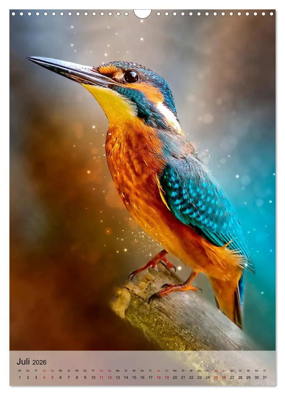 Bild: 9783516359886 | Schillernder Eisvogel (Wandkalender 2026 DIN A3 hoch), CALVENDO...