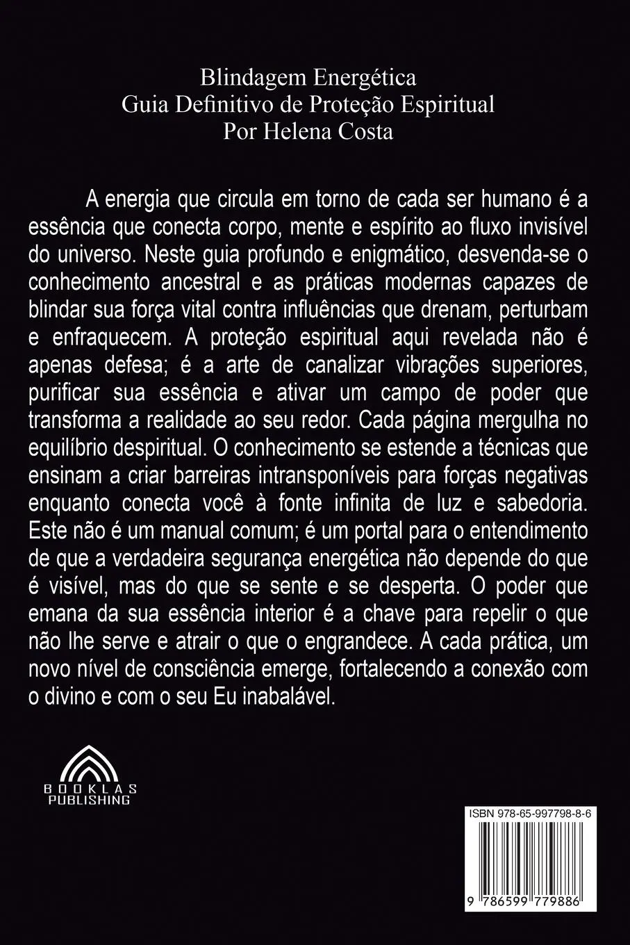 Rückseite: 9786599779886 | Blindagem Energética - Guia Definitivo de Proteção Espiritual | Costa