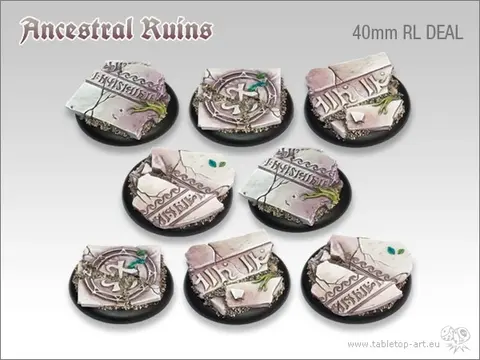 Cover: 610098489986 | Ancestral Ruins Bases - 40mm Round Lip DEAL (8) | deutsch