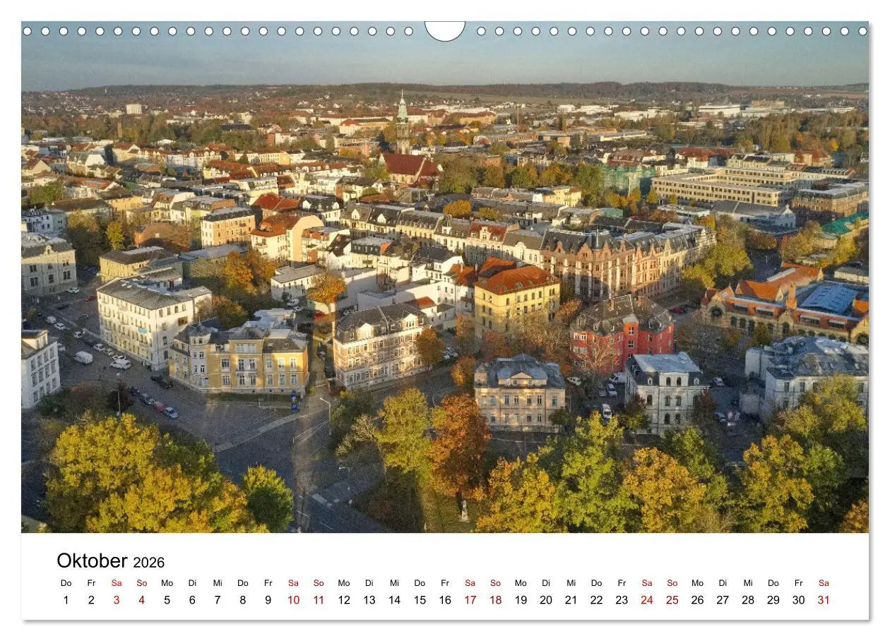 Bild: 9783457569986 | Zwickau - Luftaufnahmen (Wandkalender 2026 DIN A3 quer), CALVENDO...
