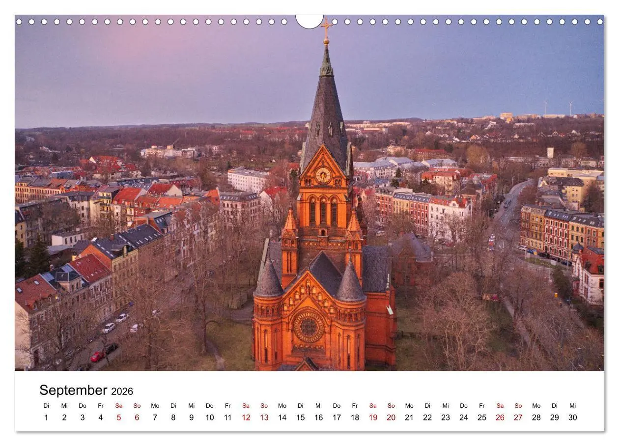 Bild: 9783457569986 | Zwickau - Luftaufnahmen (Wandkalender 2026 DIN A3 quer), CALVENDO...