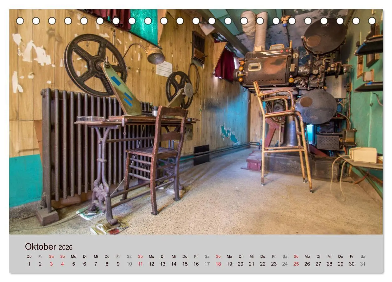 Bild: 9783516039986 | Lost Places - Schönheit des Verfalls (Tischkalender 2026 DIN A5...