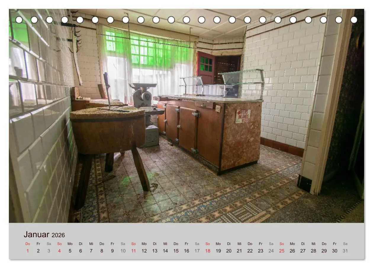 Bild: 9783516039986 | Lost Places - Schönheit des Verfalls (Tischkalender 2026 DIN A5...