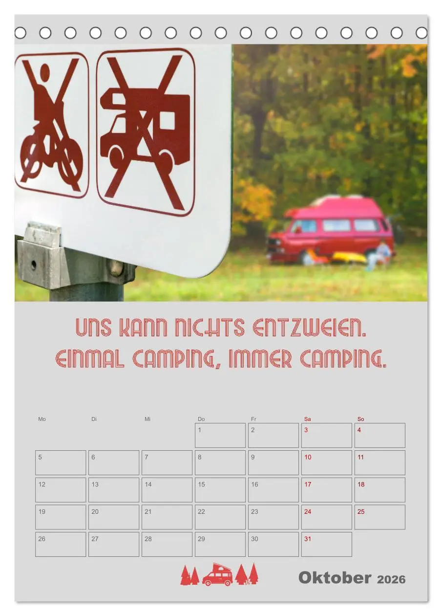 Bild: 9783516349986 | Roadtrips - Urlaub auf Rädern (Tischkalender 2026 DIN A5 hoch),...