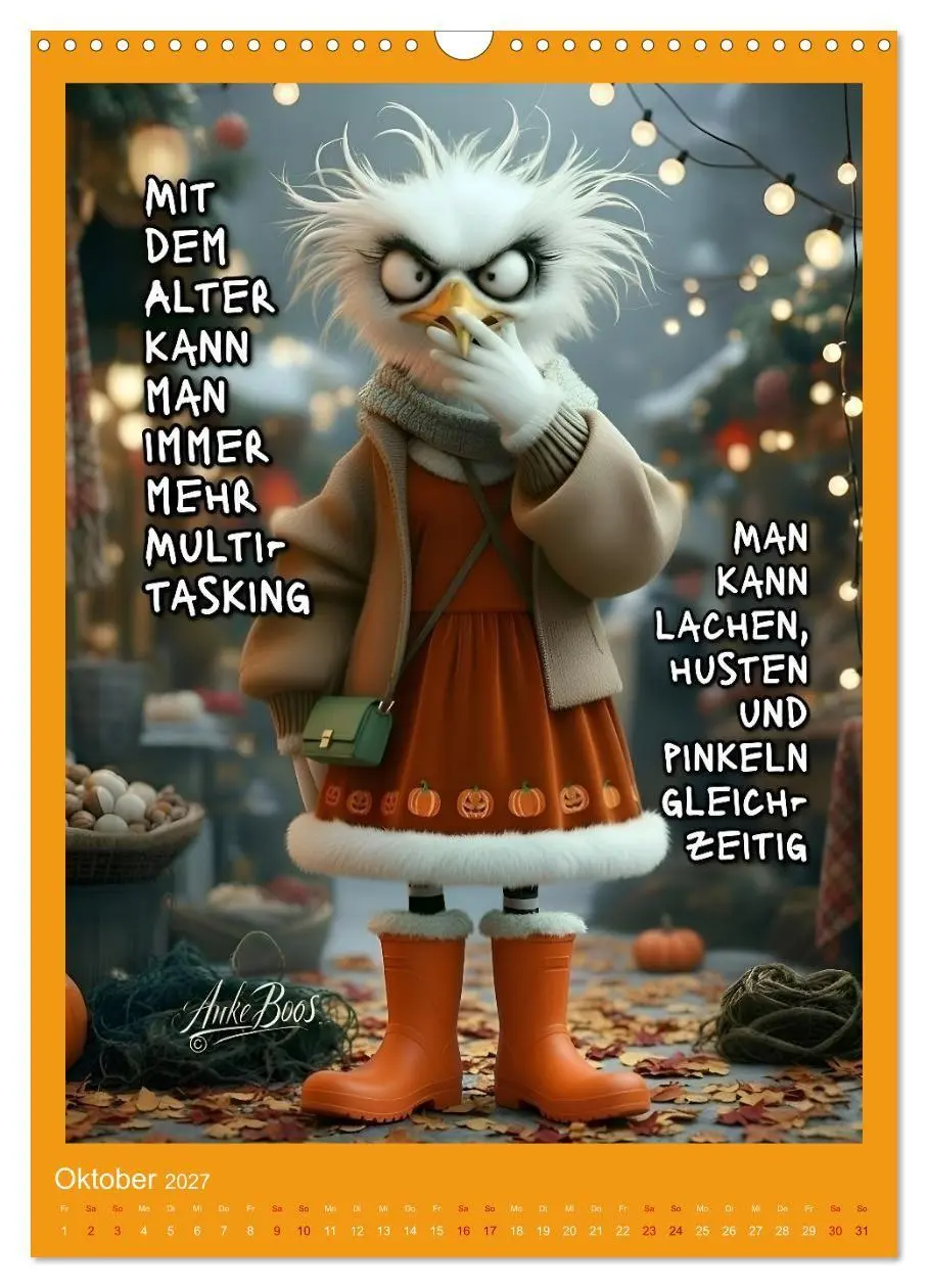 Bild: 9783594259986 | Böse Möwen - gestorben wird später (Wandkalender 2027 DIN A3 hoch),...