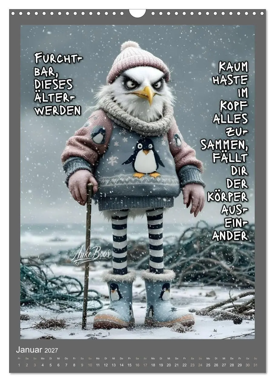 Bild: 9783594259986 | Böse Möwen - gestorben wird später (Wandkalender 2027 DIN A3 hoch),...