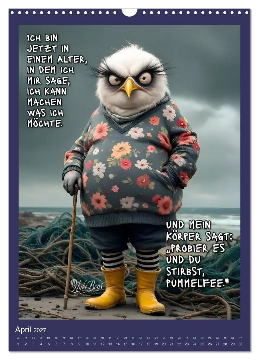 Bild: 9783594259986 | Böse Möwen - gestorben wird später (Wandkalender 2027 DIN A3 hoch),...
