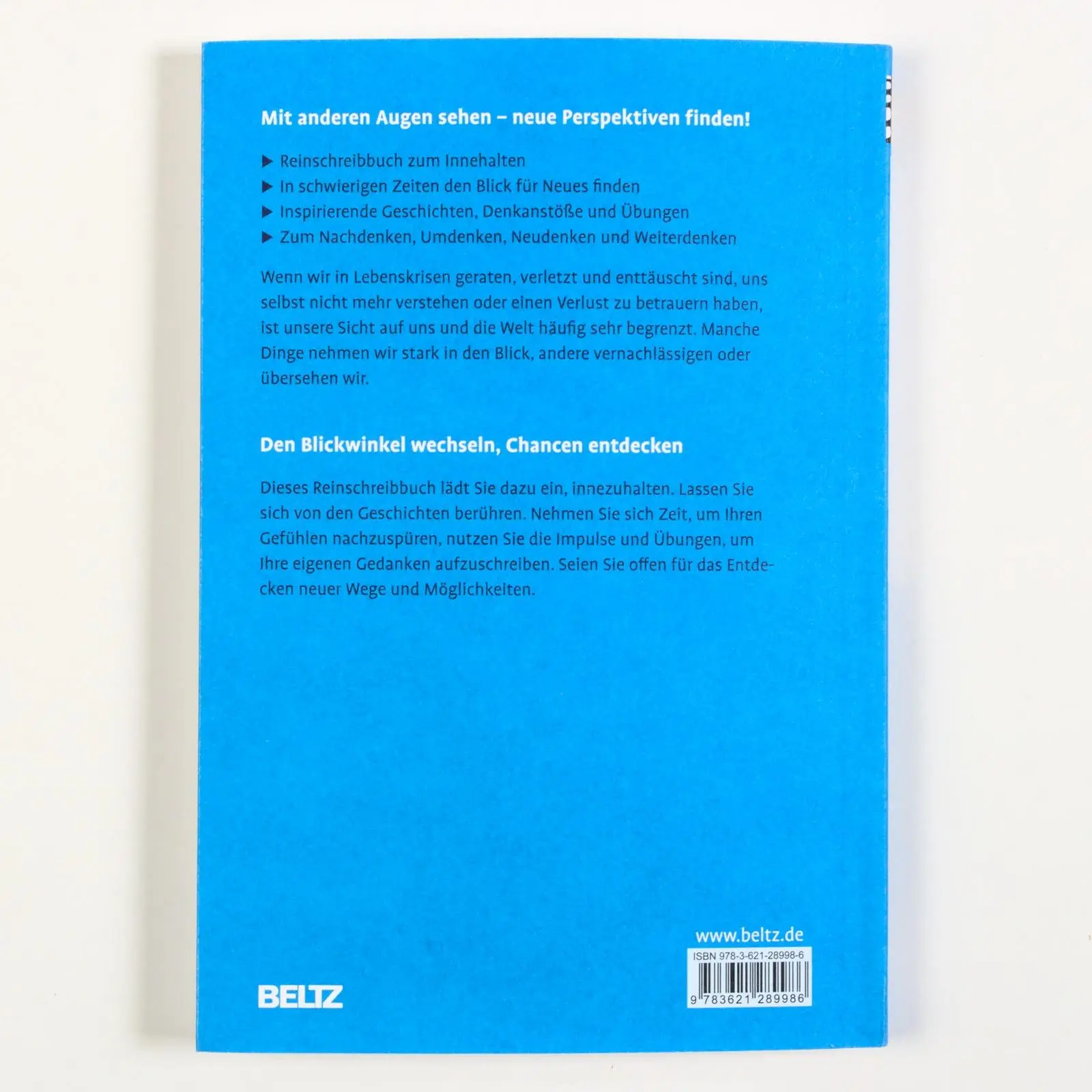Rückseite: 9783621289986 | Ansichtssache - den Blickwinkel erweitern | Susanne Büscher | Buch