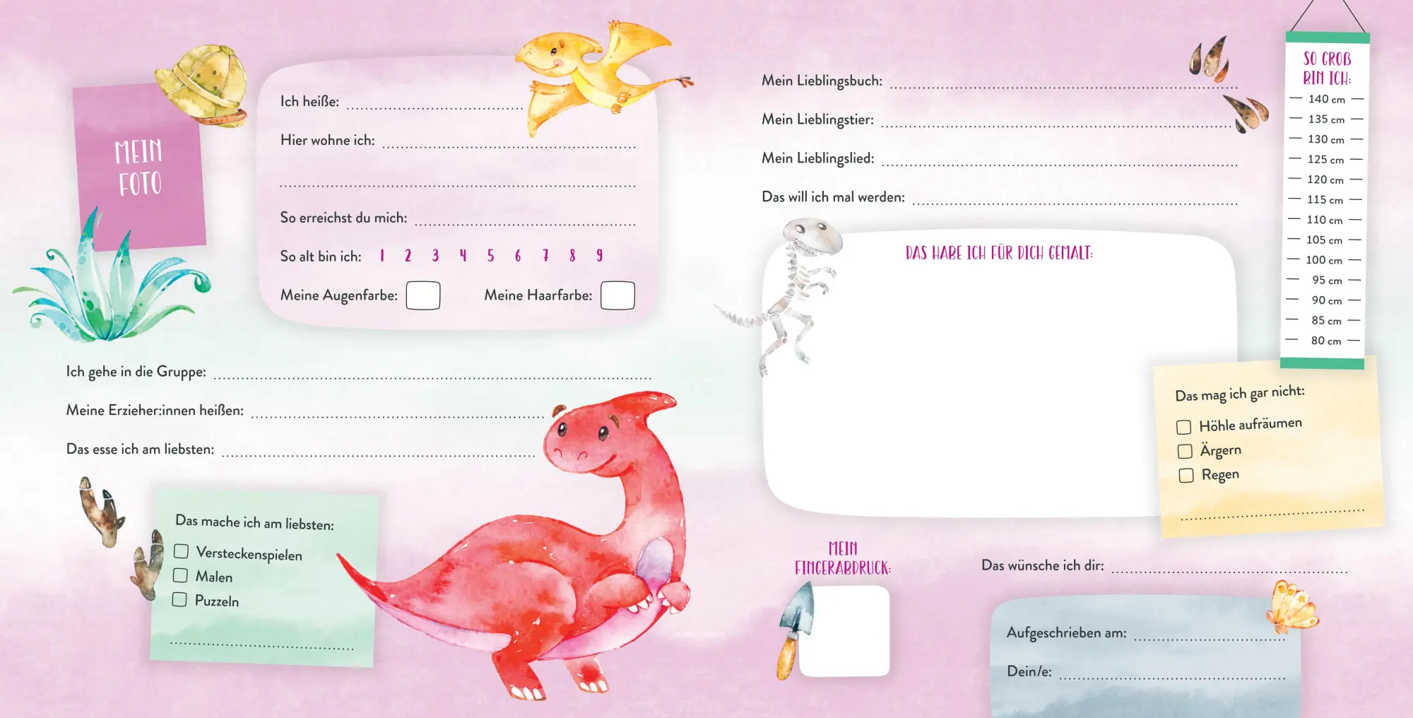 Bild: 9783833909986 | Meine Kindergartenfreunde - Dinosaurier | Buch | 64 S. | Deutsch