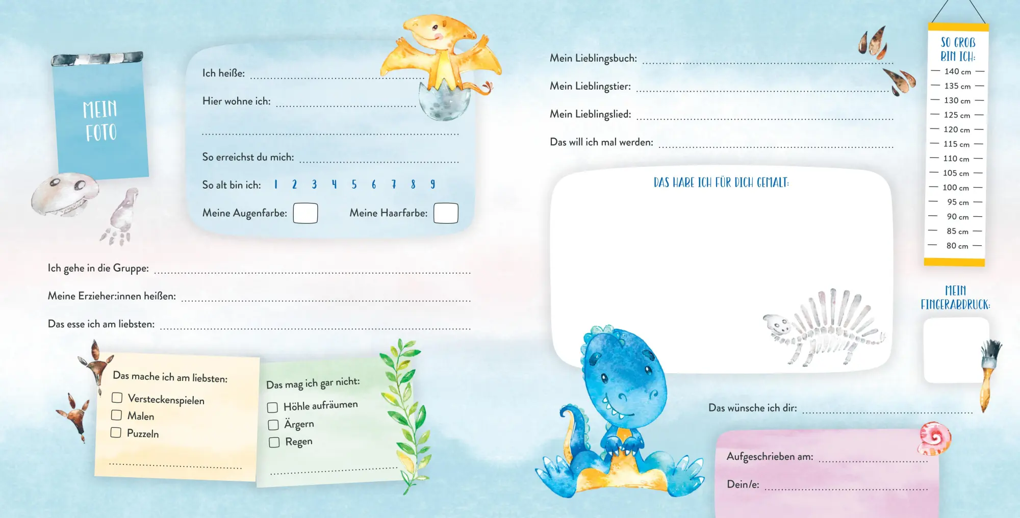 Bild: 9783833909986 | Meine Kindergartenfreunde - Dinosaurier | Buch | 64 S. | Deutsch