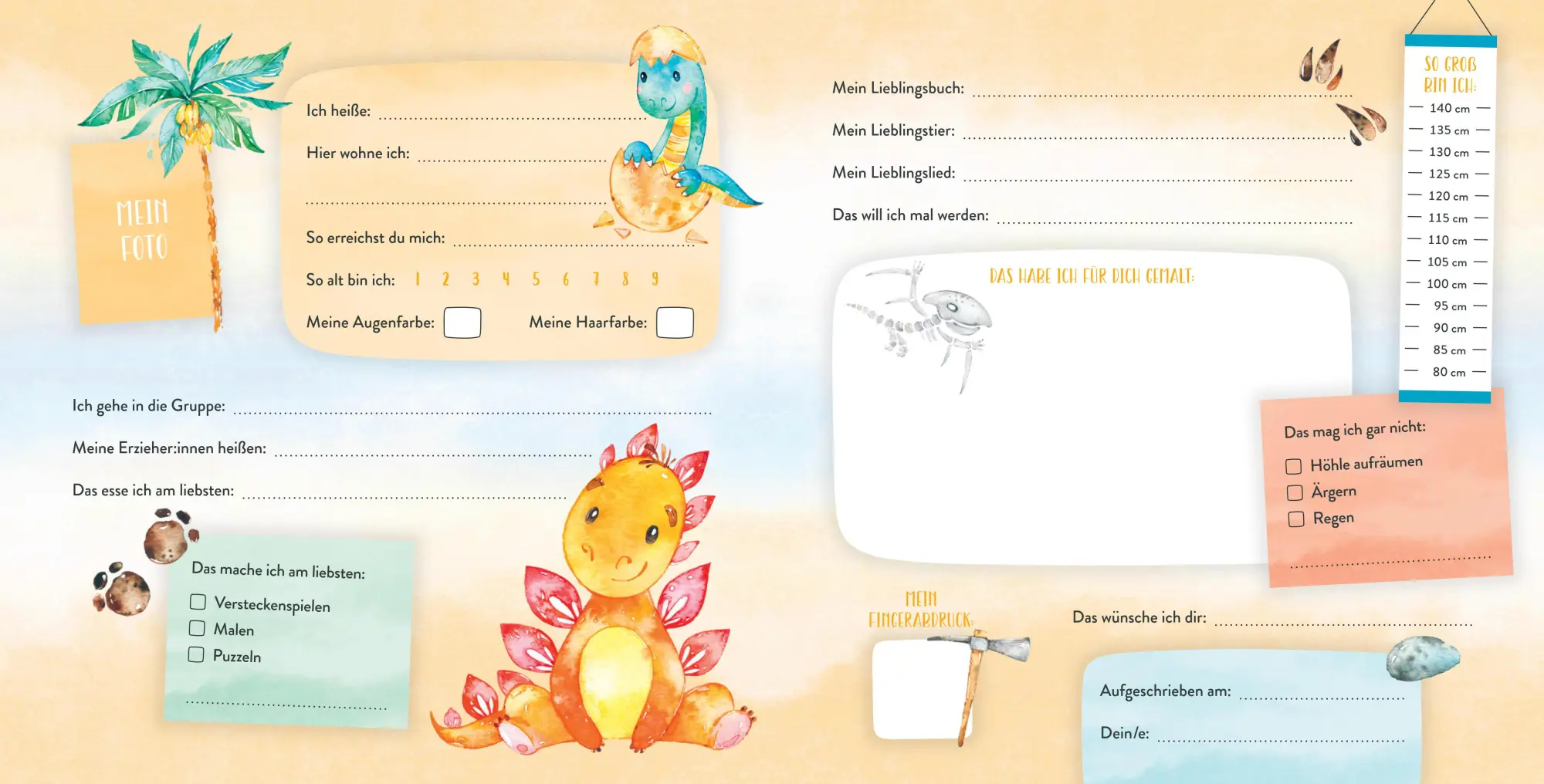 Bild: 9783833909986 | Meine Kindergartenfreunde - Dinosaurier | Buch | 64 S. | Deutsch