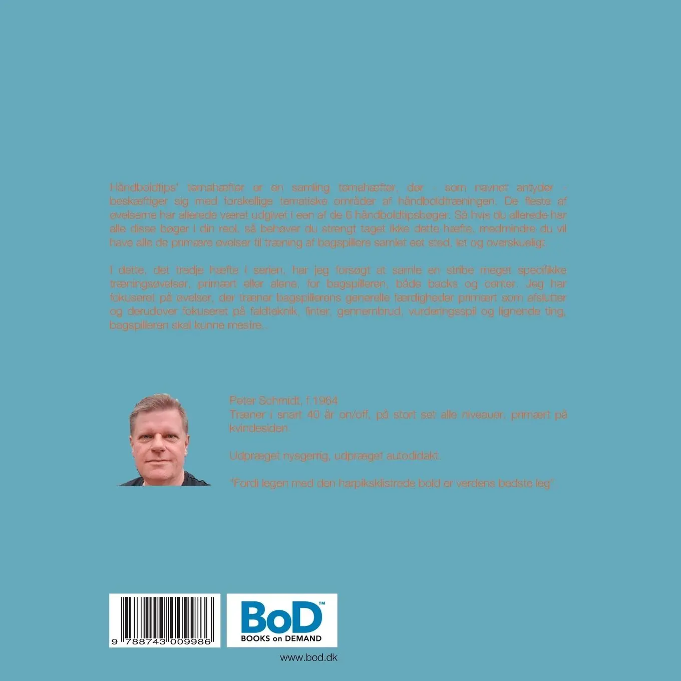 Rückseite: 9788743009986 | Træningsøvelser for bagspilleren | Peter Schmidt | Taschenbuch | 2019