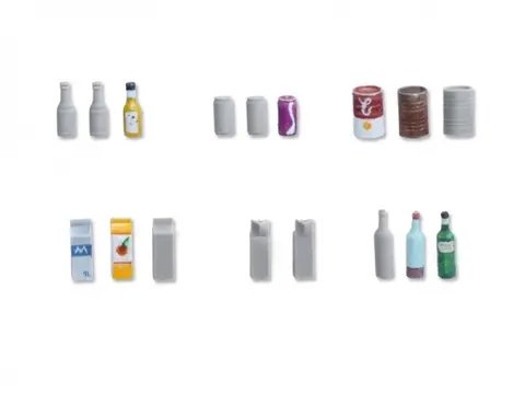 Cover: 704270720087 | Beverage Bottles And Cans (17) | deutsch | Tabletop-Art