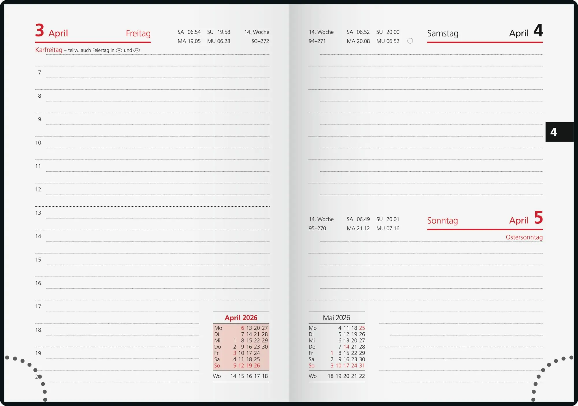 Bild: 4003273790087 | rido/idé 7018242906 Taschenkalender Mod. Technik III 2026 A6,...