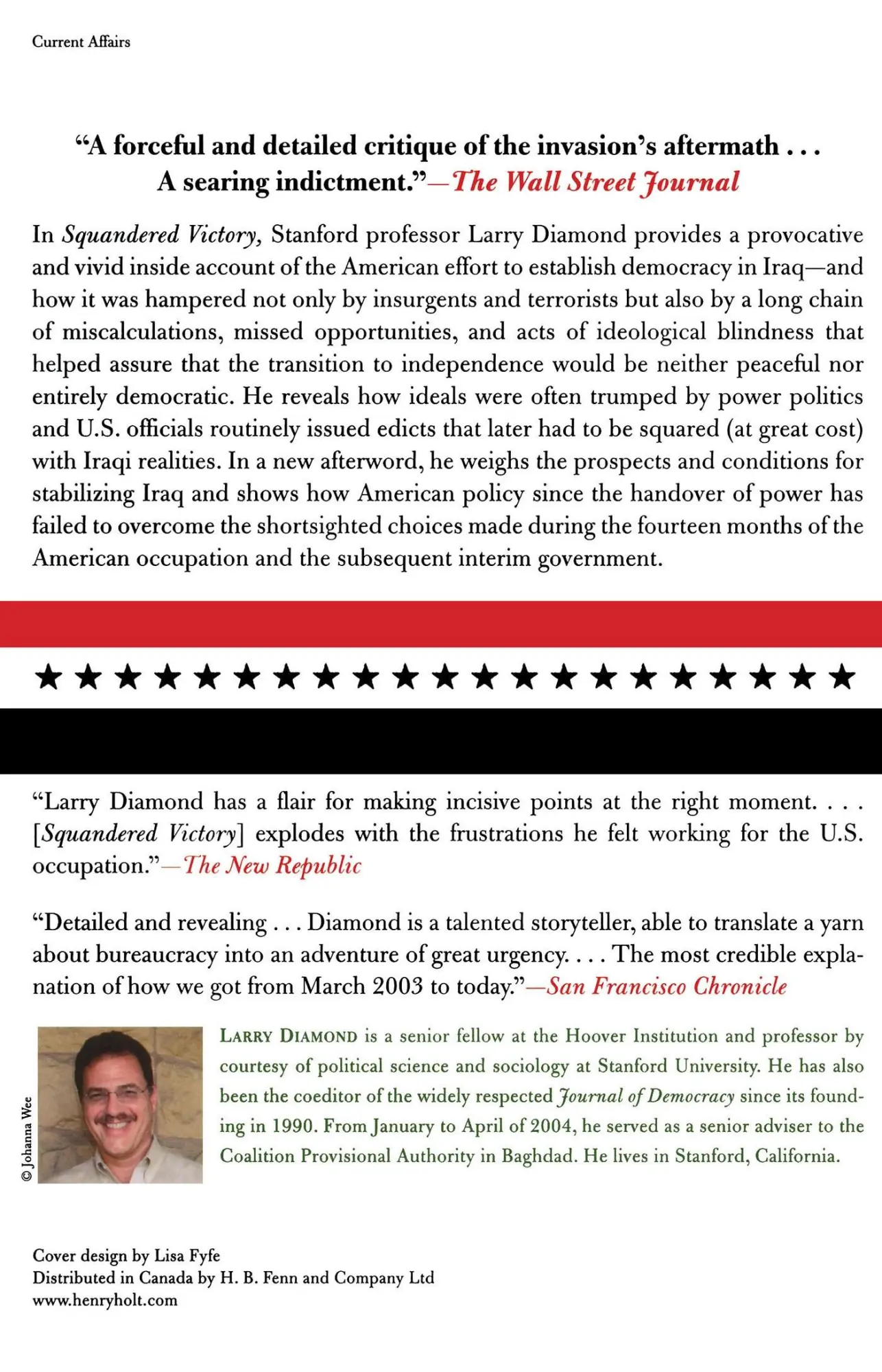 Rückseite: 9780805080087 | Squandered Victory | Larry Jay Diamond | Taschenbuch | Englisch | 2006