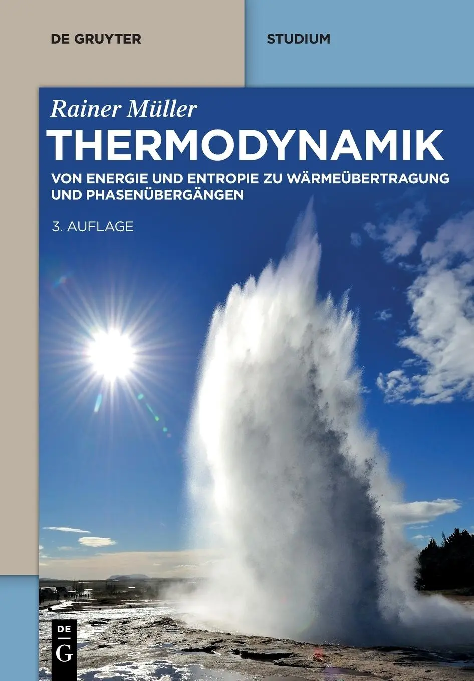 Cover: 9783111070087 | Thermodynamik | Rainer Müller | Taschenbuch | De Gruyter Studium | X