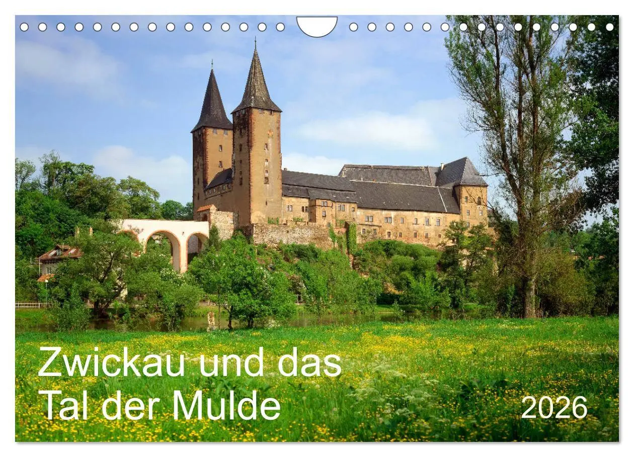 Cover: 9783457750087 | Zwickau und das Tal der Mulde (Wandkalender 2026 DIN A4 quer),...