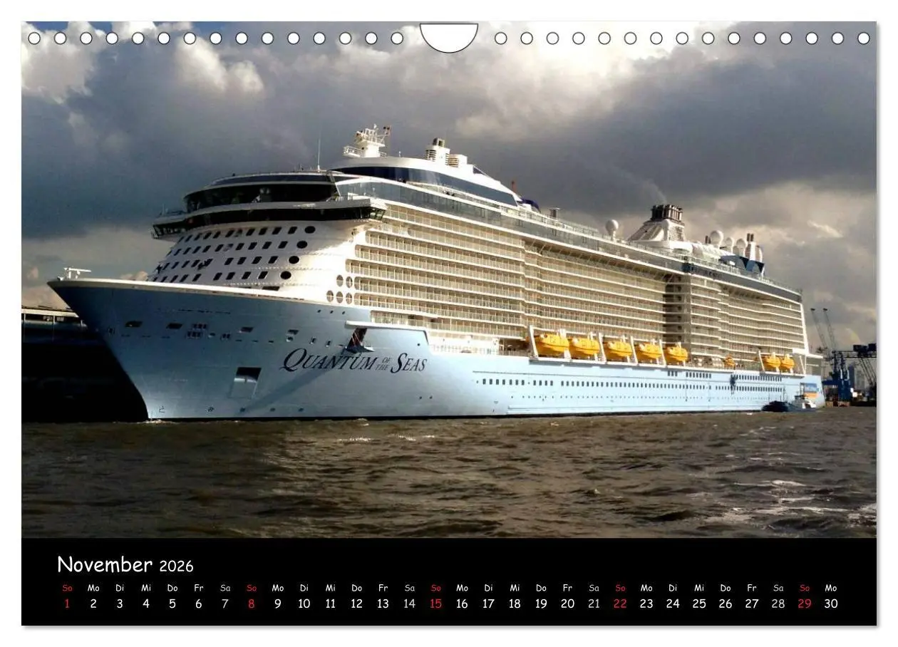 Bild: 9783516080087 | Kreuzfahrt erleben (Wandkalender 2026 DIN A4 quer), CALVENDO...