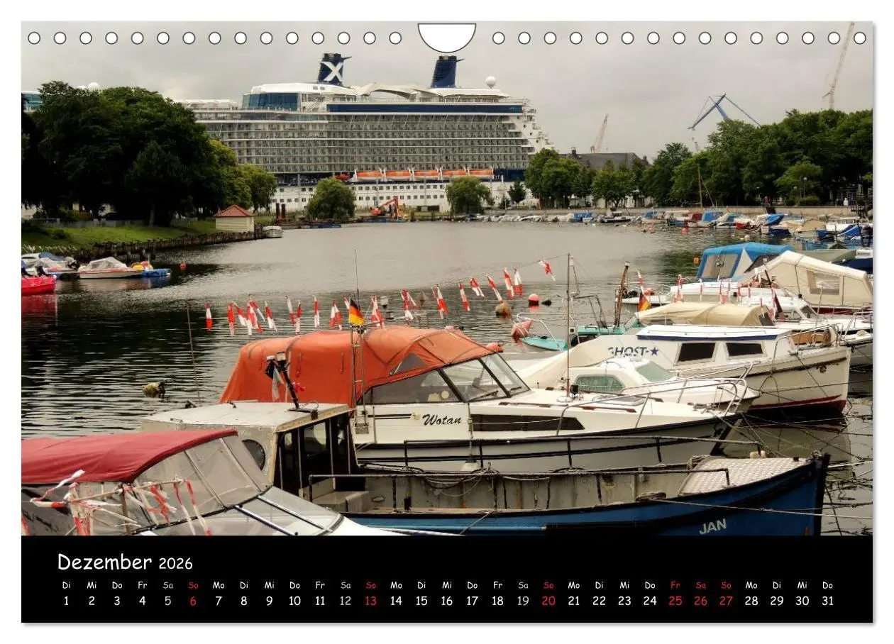 Bild: 9783516080087 | Kreuzfahrt erleben (Wandkalender 2026 DIN A4 quer), CALVENDO...
