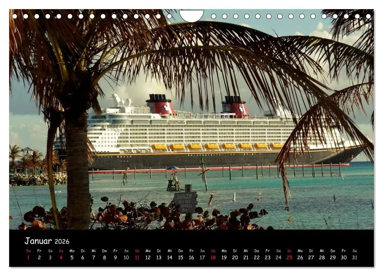 Bild: 9783516080087 | Kreuzfahrt erleben (Wandkalender 2026 DIN A4 quer), CALVENDO...