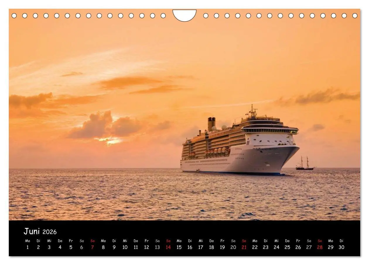 Bild: 9783516080087 | Kreuzfahrt erleben (Wandkalender 2026 DIN A4 quer), CALVENDO...