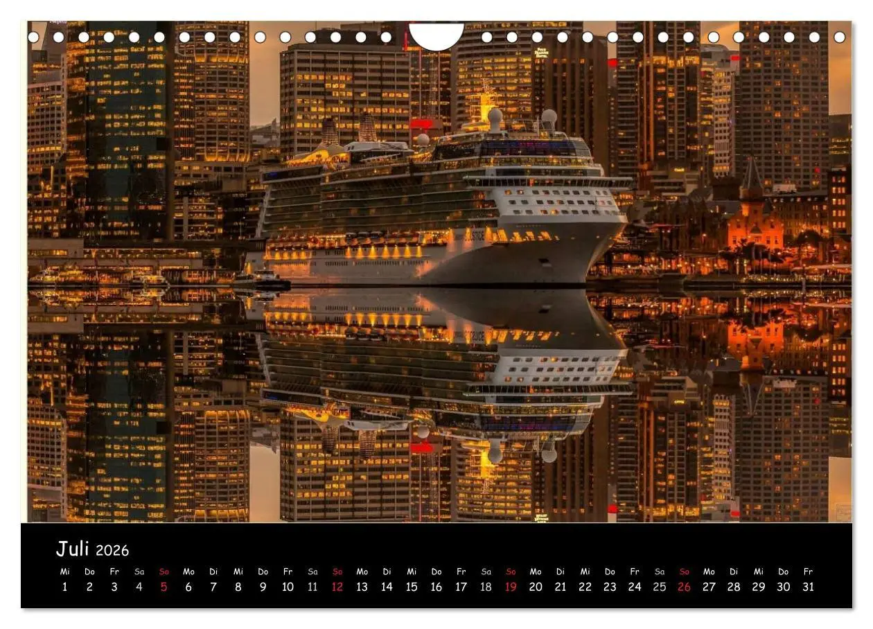 Bild: 9783516080087 | Kreuzfahrt erleben (Wandkalender 2026 DIN A4 quer), CALVENDO...