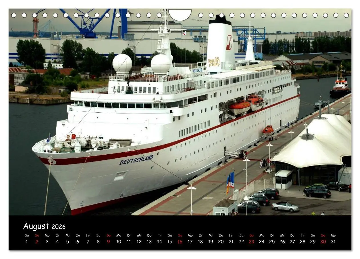 Bild: 9783516080087 | Kreuzfahrt erleben (Wandkalender 2026 DIN A4 quer), CALVENDO...