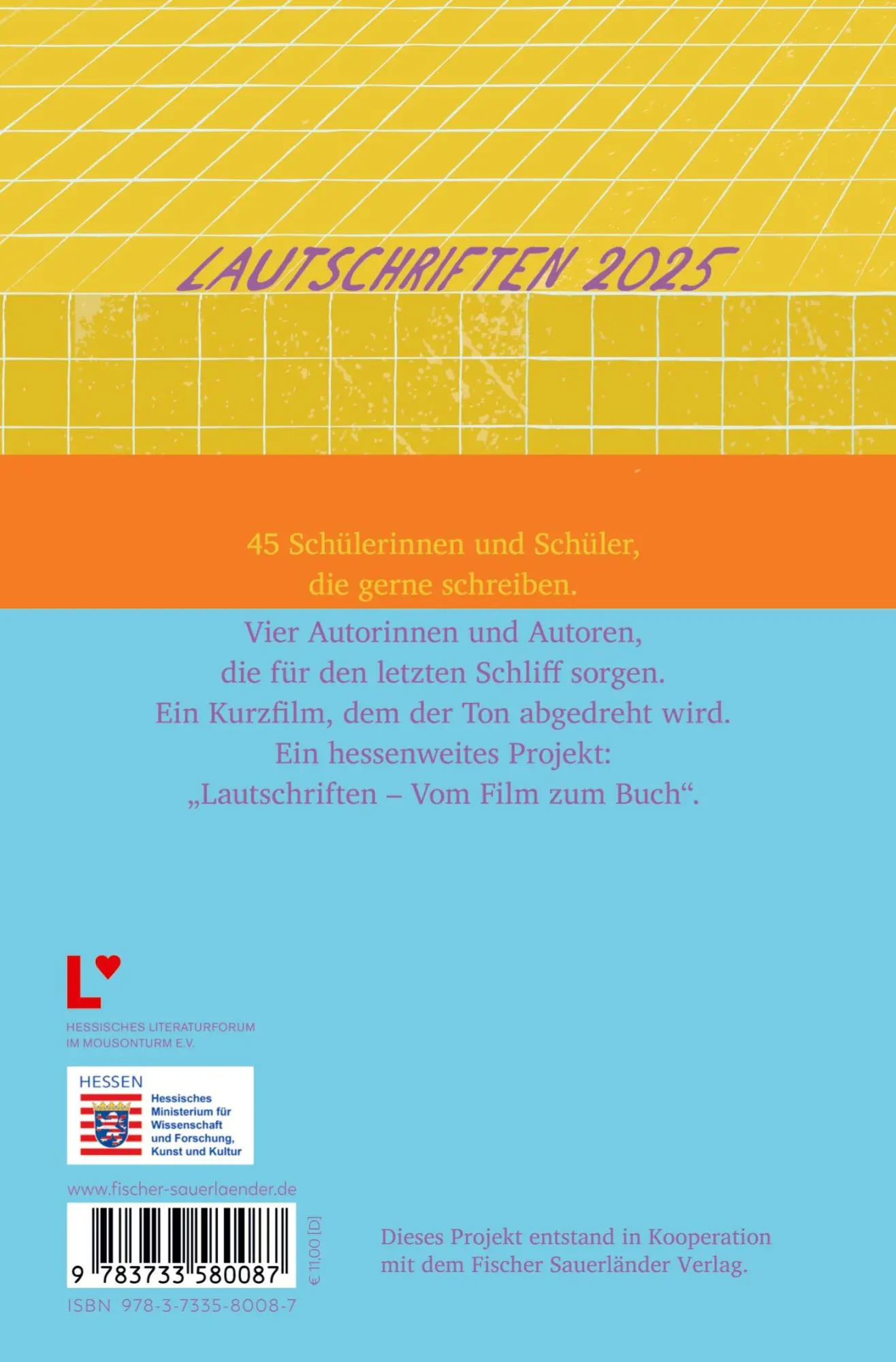 Rückseite: 9783733580087 | Lautschriften 2025 | Vom Film zum Buch | e.V. | Taschenbuch | 144 S.