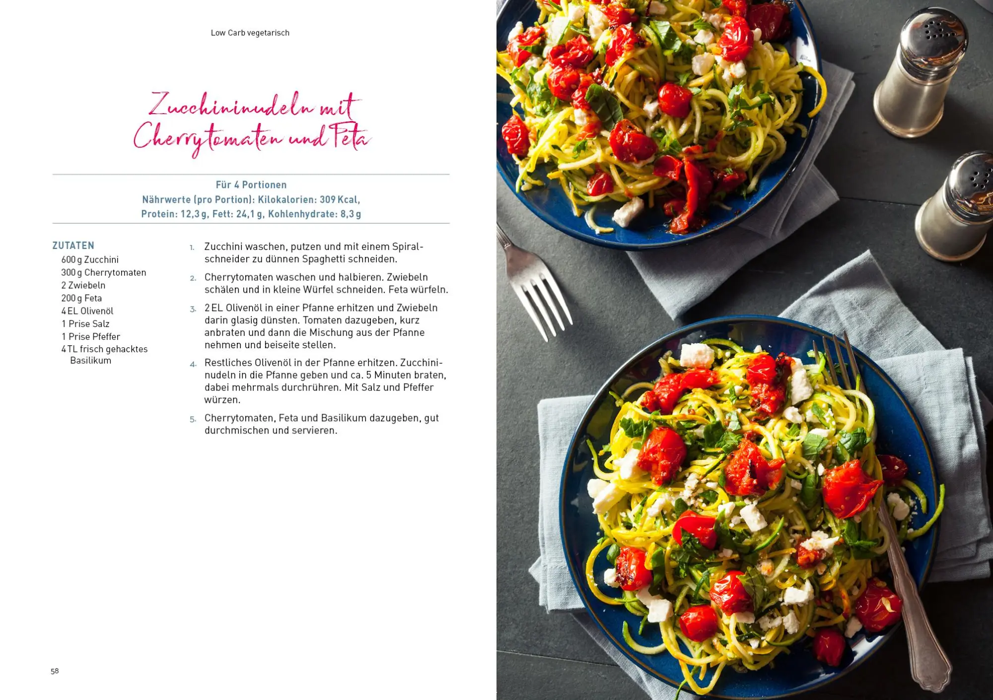 Bild: 9783742320087 | Low Carb vegetarisch. | Low-Carb-Rezept des Tages | Taschenbuch | 2021