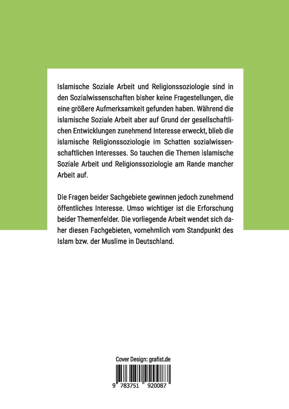Rückseite: 9783751920087 | Einführung in die islamische Soziale Arbeit und Religionssoziologie