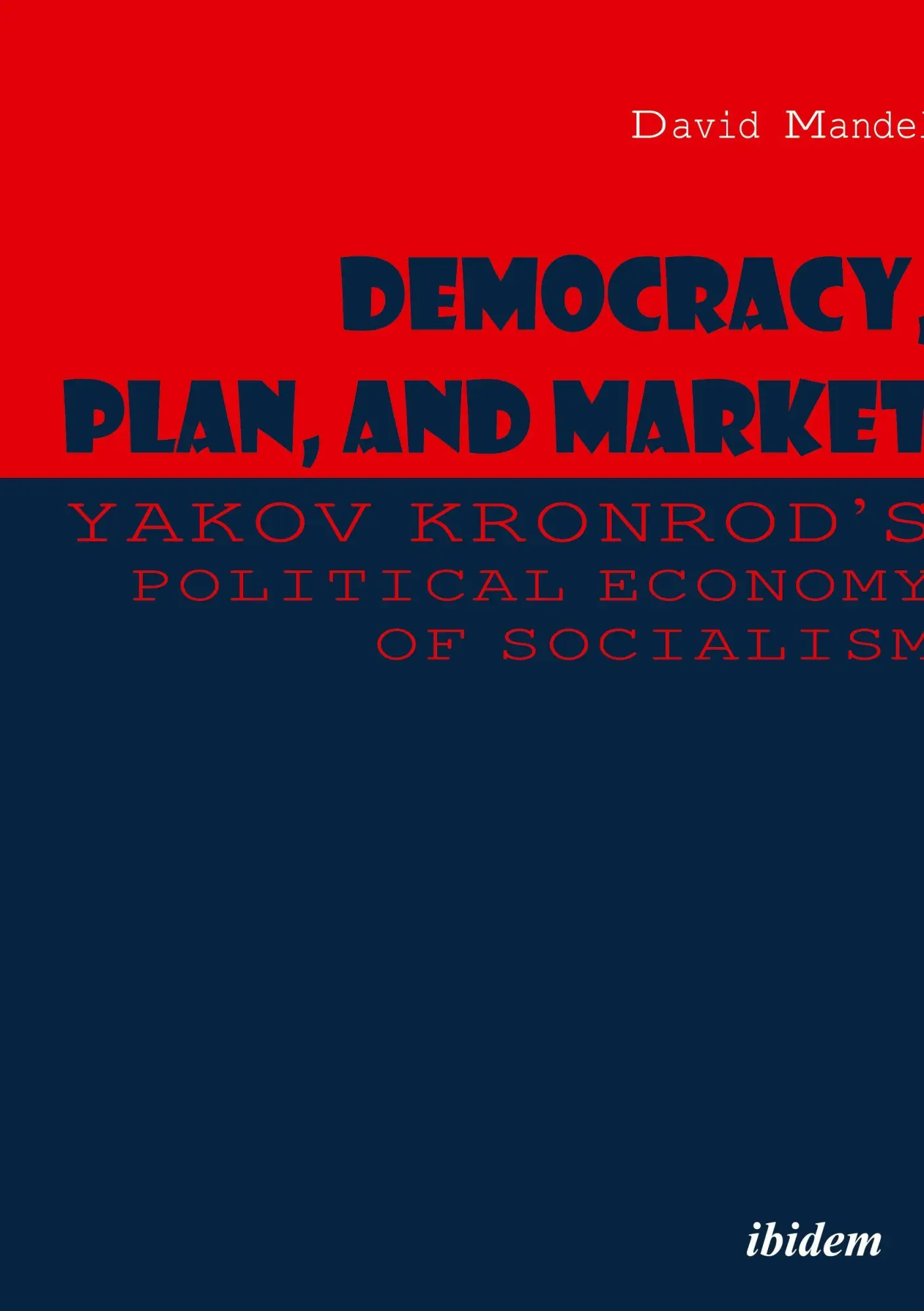 Cover: 9783838210087 | Democracy, Plan, and Market: Yakov Kronrod's Political Economy of...