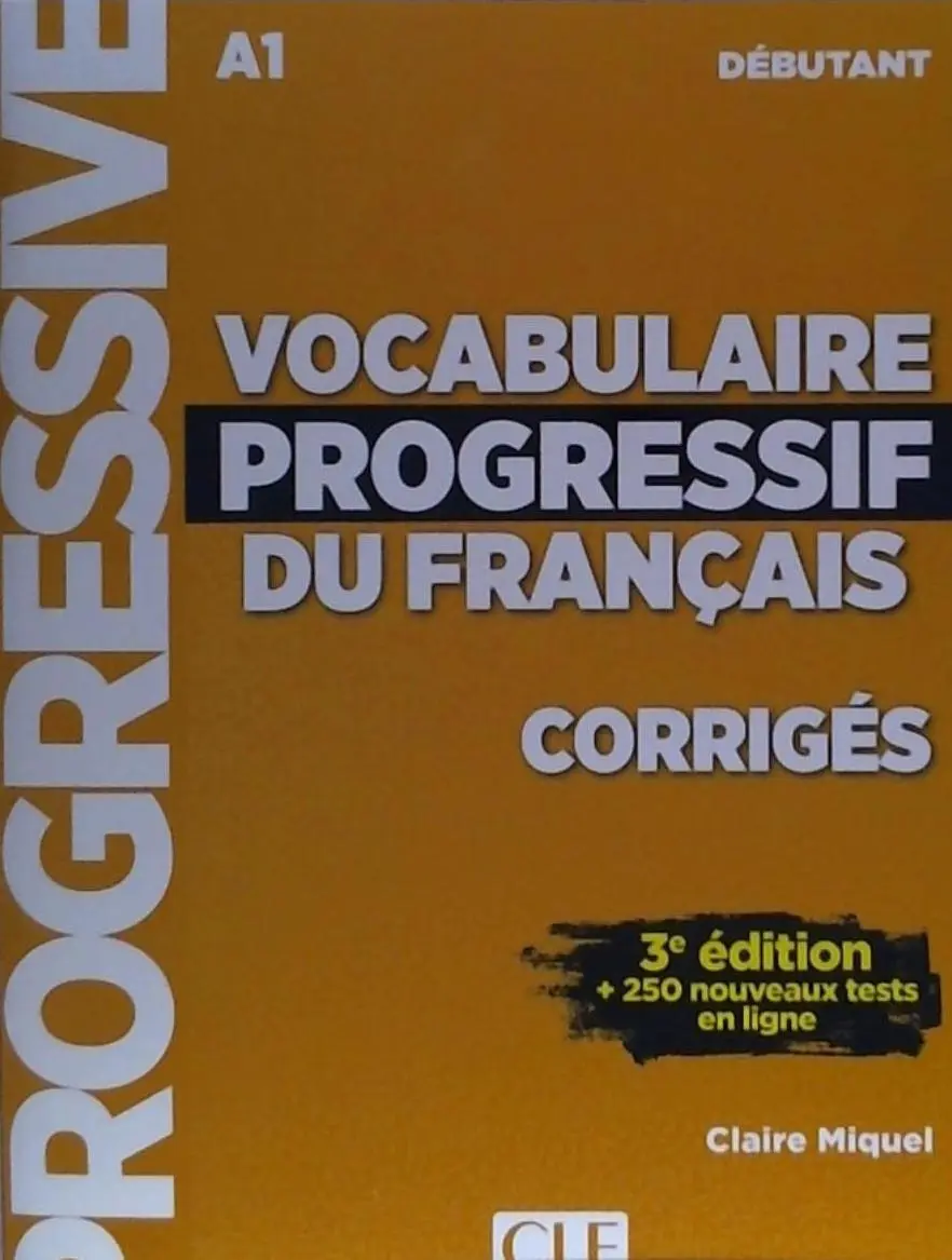 Cover: 9782090380187 | Miquel, C: Vocabulaire progressif du Francais niveau debutan | Miquel